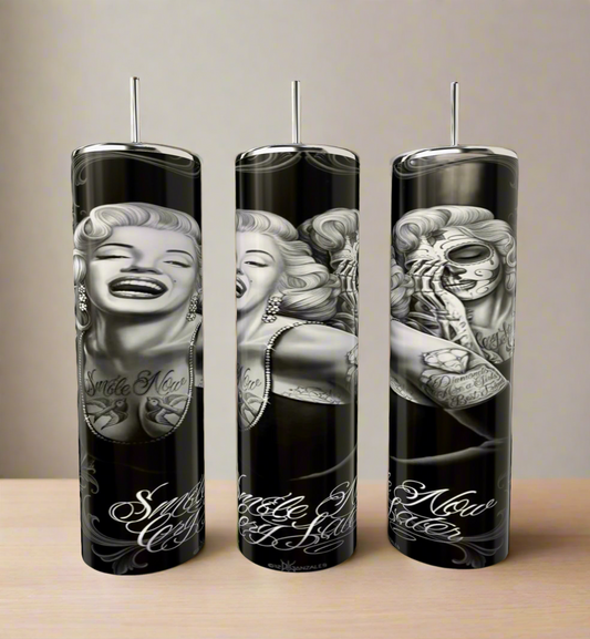 Marilyn Monroe 20oz Skinny Tumbler