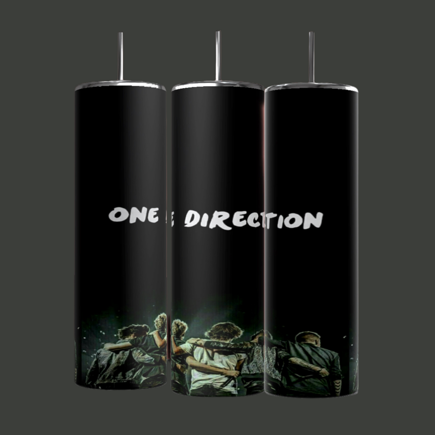 One Direction B&W 20oz Stainless Steel Tumbler