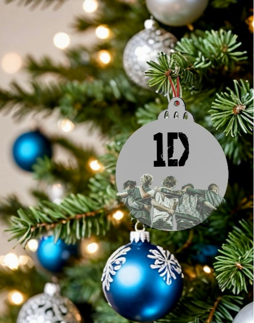 1D (One Direction) Christmas Tree Ornament