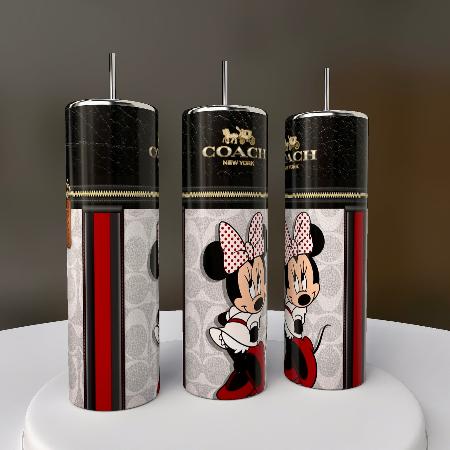 Mickey Mouse Coach 20oz Skinny Tumbler