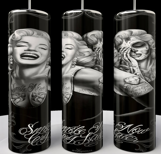 Marilyn Monroe 20oz Skinny Tumbler