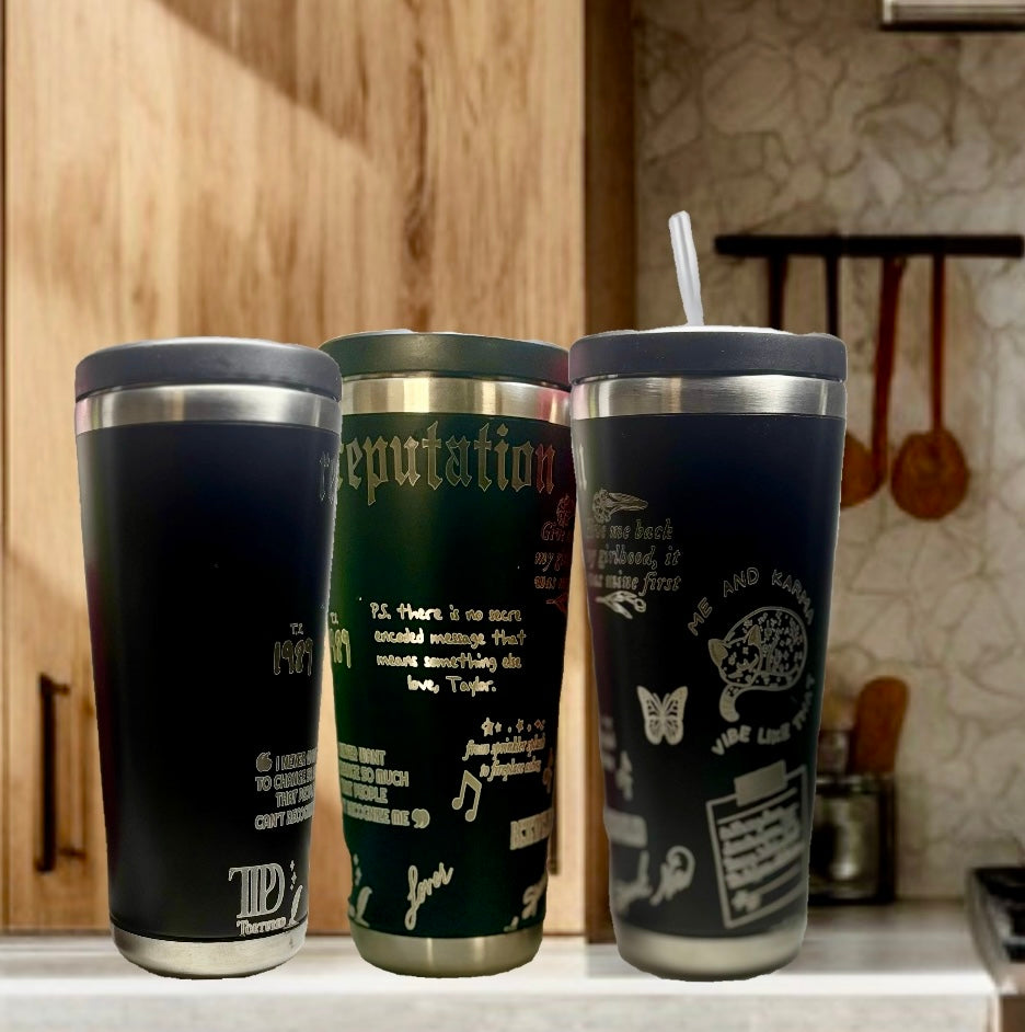 Taylor Swift Engraved Tumbler