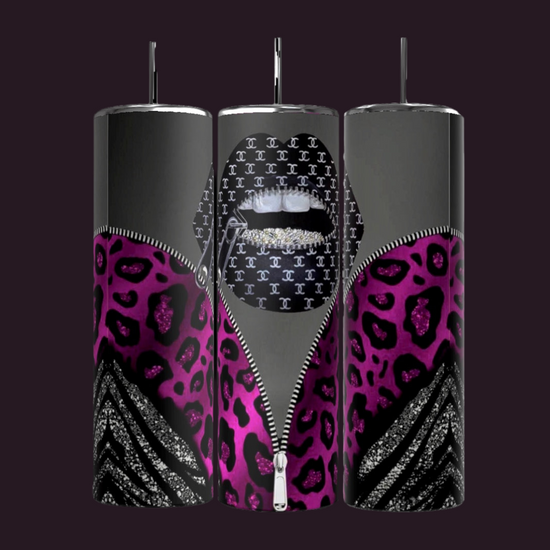 LV Purple Lips 20oz Tumbler