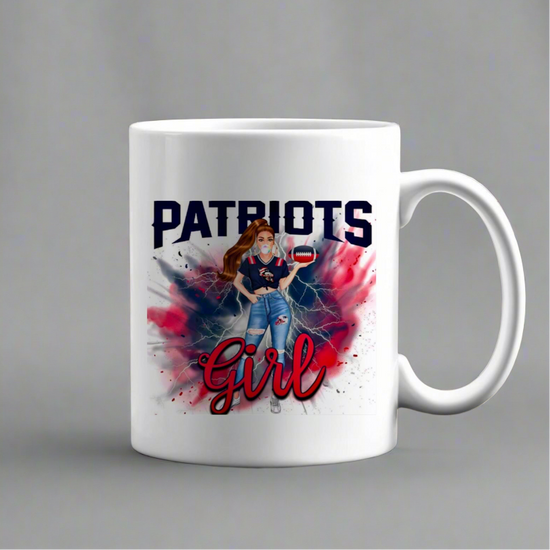 Patriots Girl Ceramic Mug | 11oz