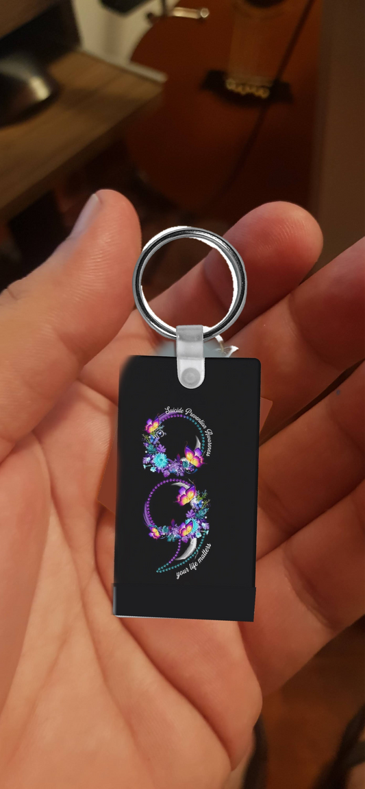 Suicide Prevention Awareness Keychain