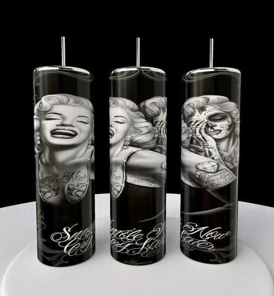 Marilyn Monroe 20oz Skinny Tumbler