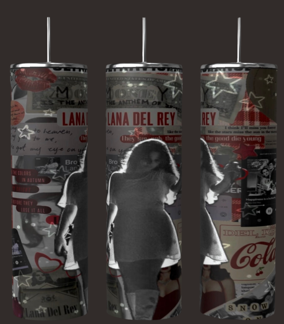 Lana Del Ray Glow Tumbler