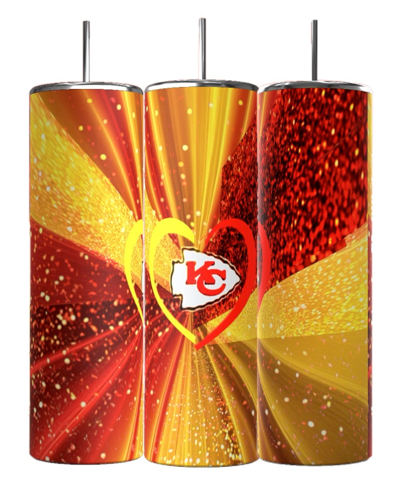 Chiefs Heart 20oz Tumbler