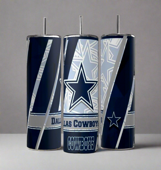 Cowboys- 20oz Skinny Tumbler