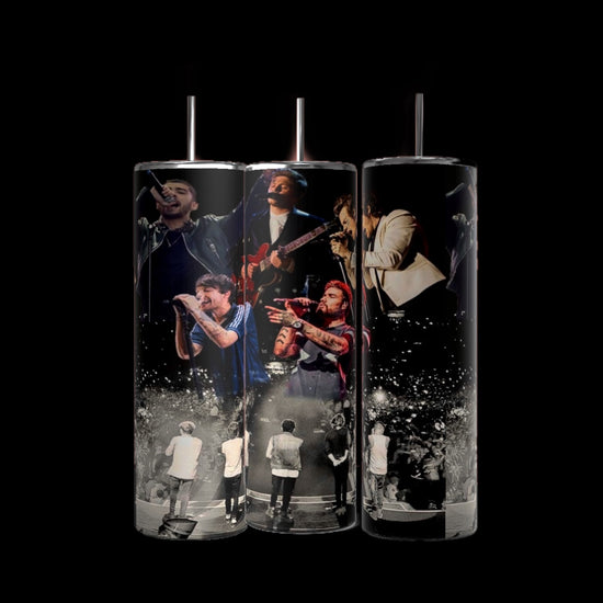 One Direction Collage 20oz Stainless Steel Tumbler