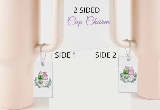 Wicked Shitz University Charm Dangle | Cup Accessory