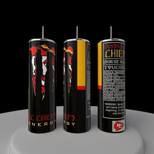 Kansas City Chiefs Monster | 20oz Skinny Tumbler