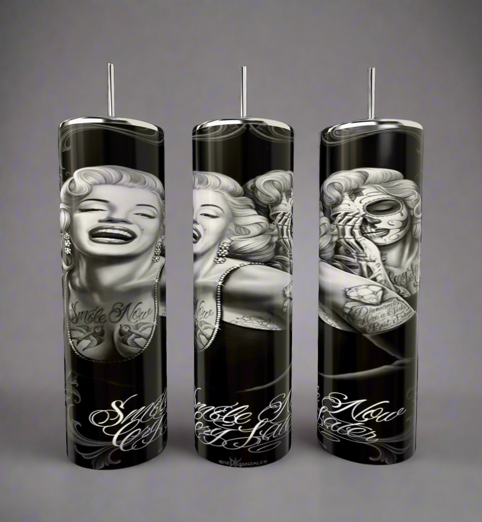 Marilyn Monroe 20oz Skinny Tumbler