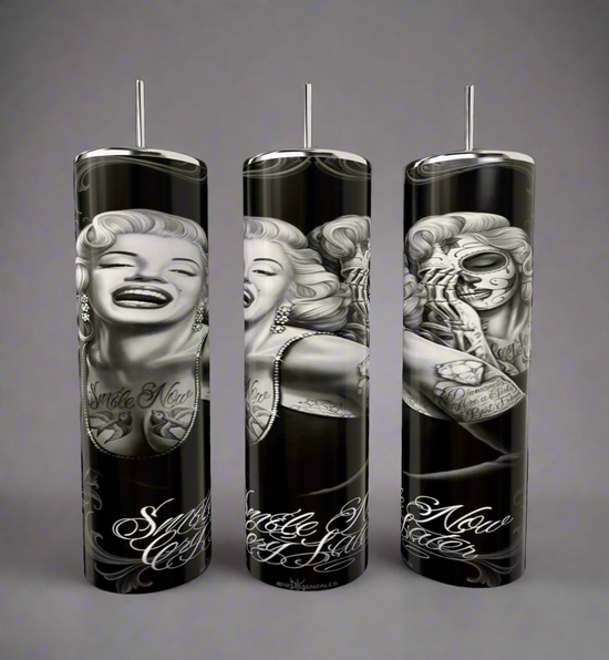 Marilyn Monroe 20oz Skinny Tumbler