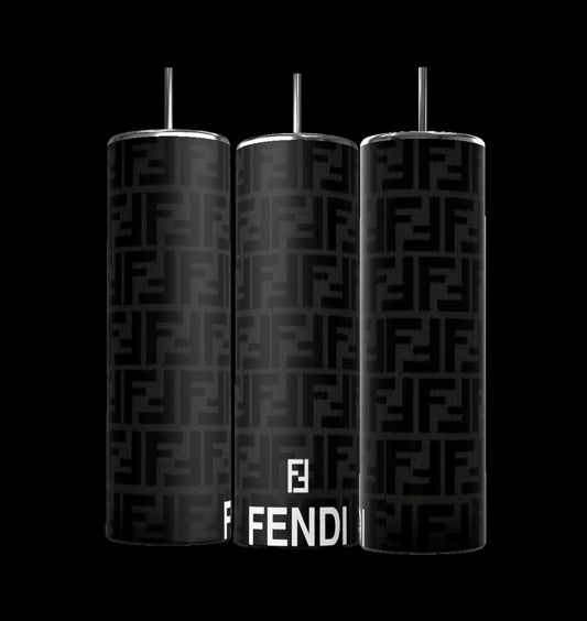 FENDI Black Modern 20oz Skinny Tumbler