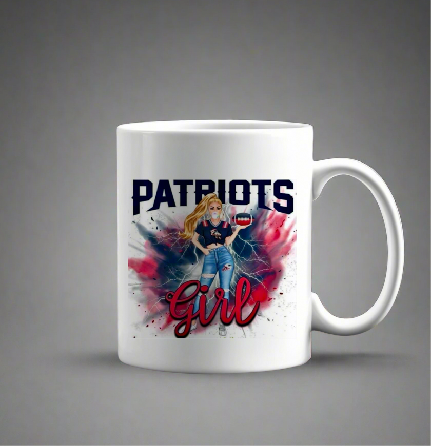 Patriots Girl Ceramic Mug | 11oz