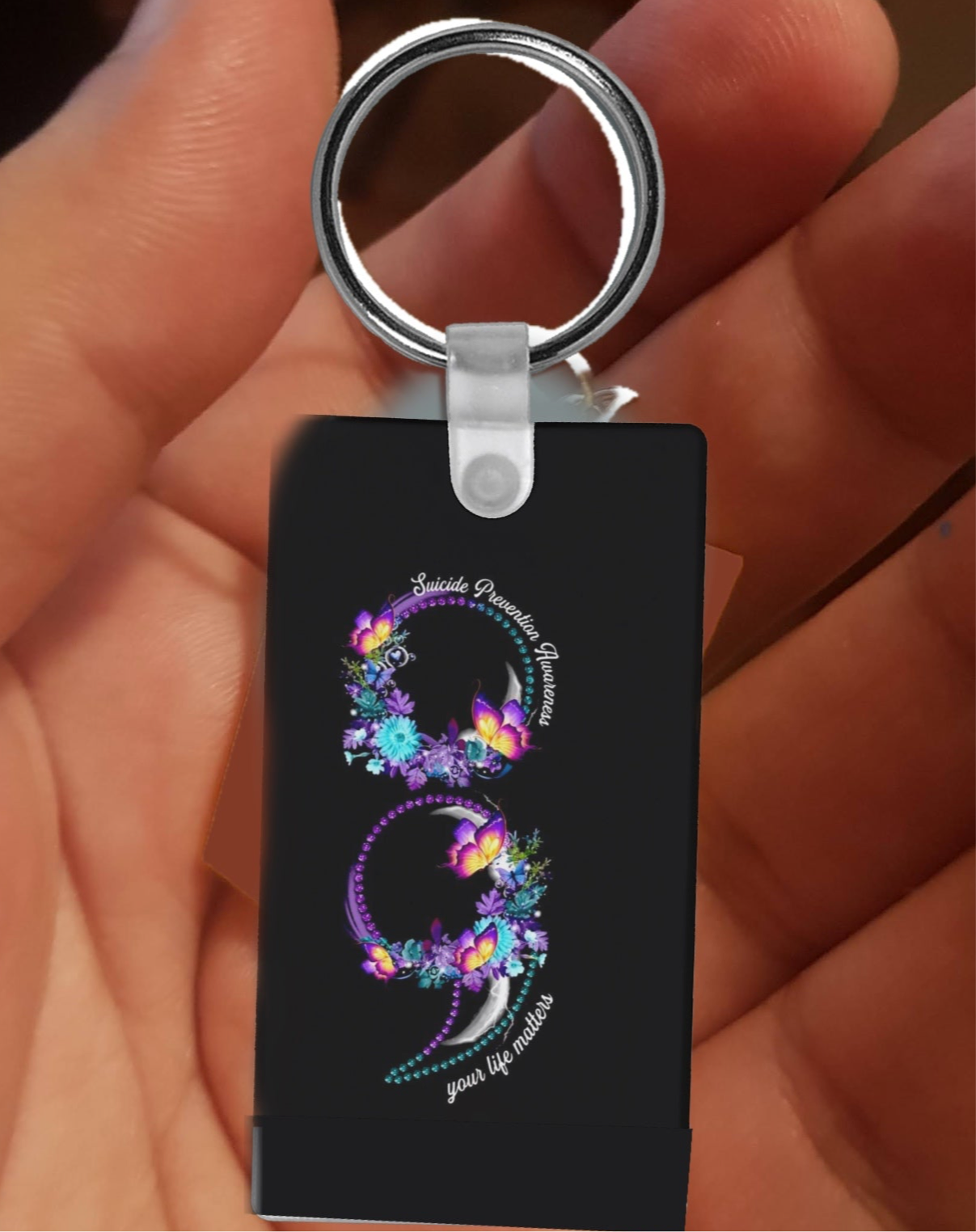 Suicide Prevention Awareness Keychain