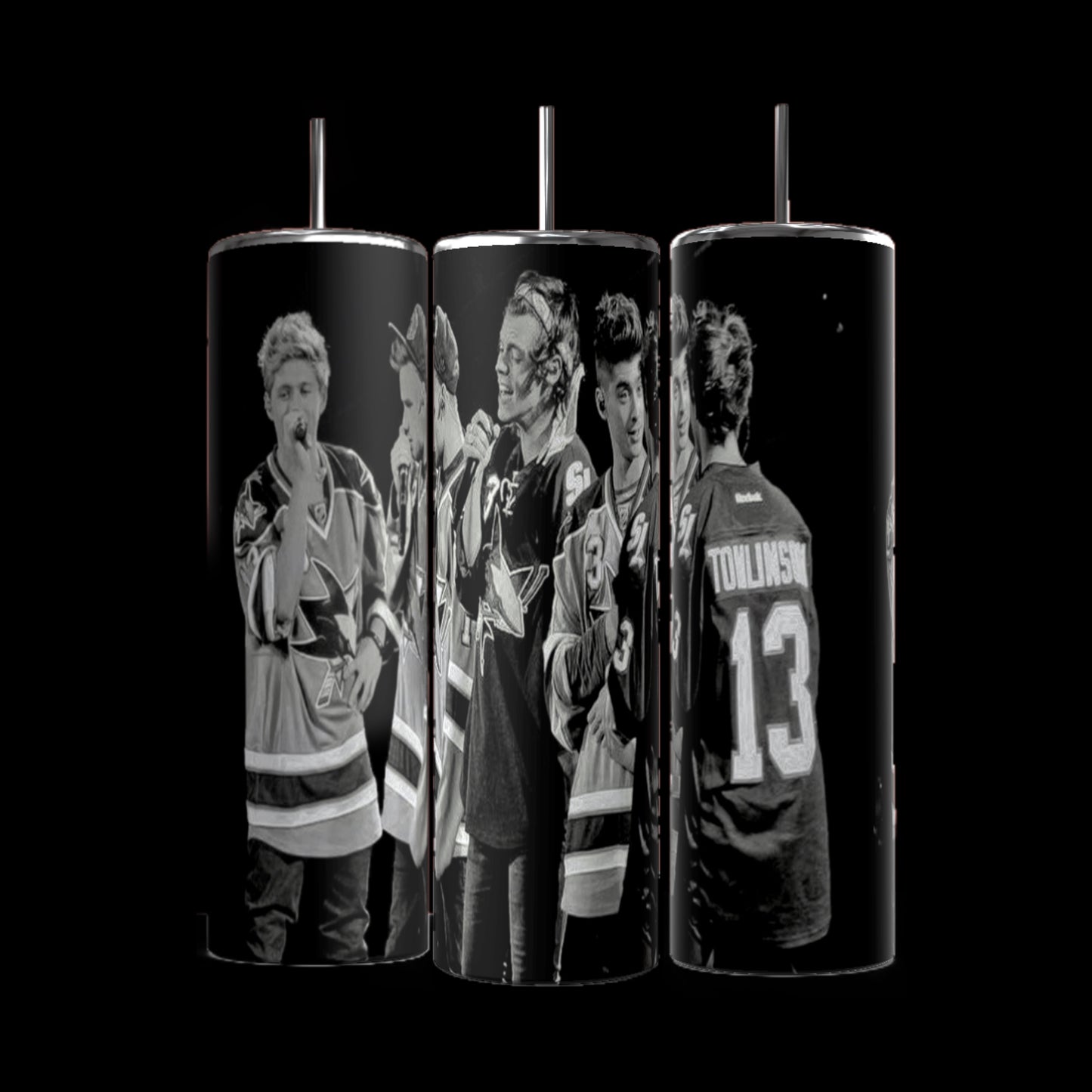 One Direction B&W 20oz Stainless Steel Tumbler