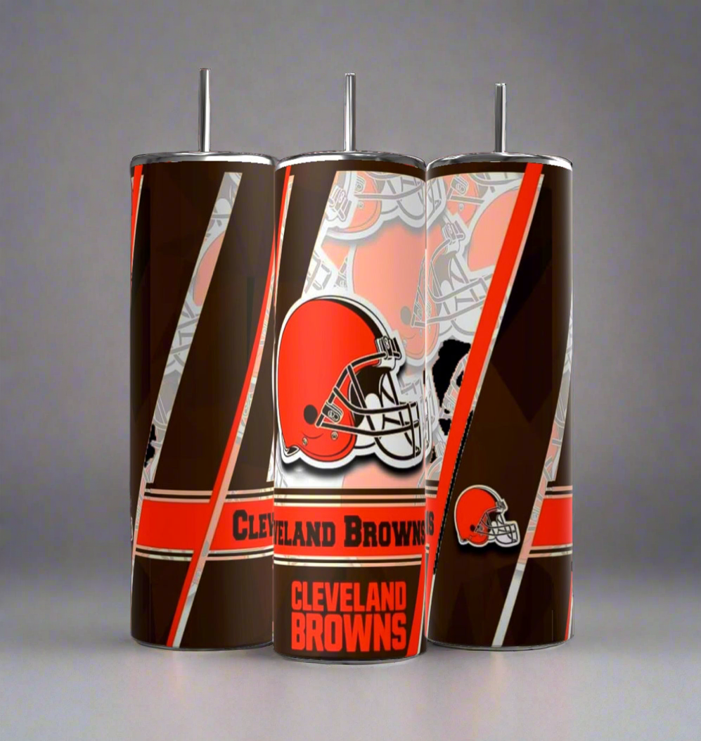 Cleveland Browns- 20oz Skinny Tumbler