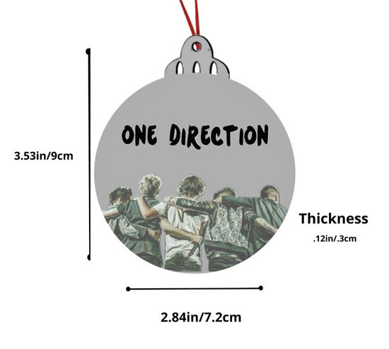 One Direction Christmas Tree Ornament