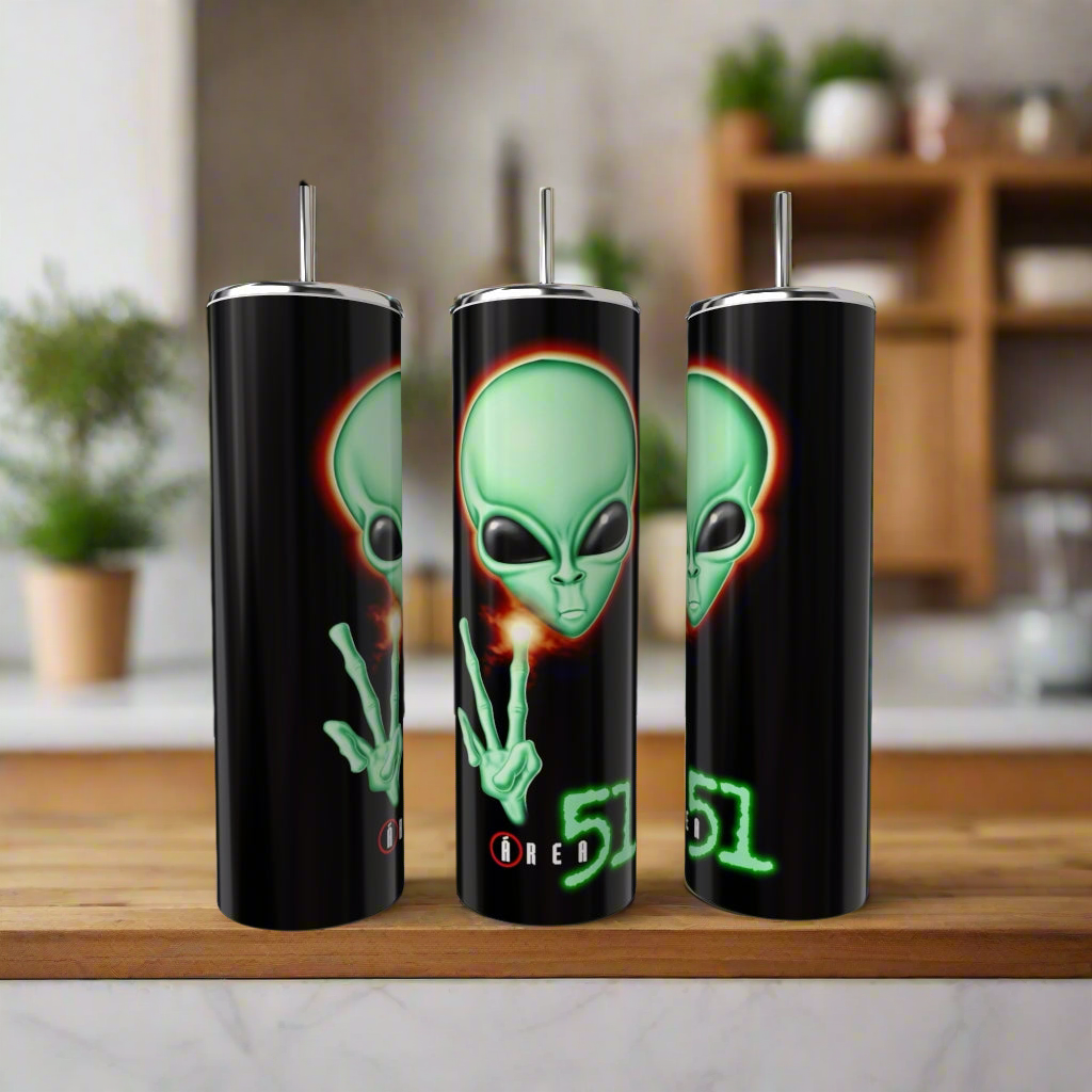 Area 51 20oz Skinny Tumbler