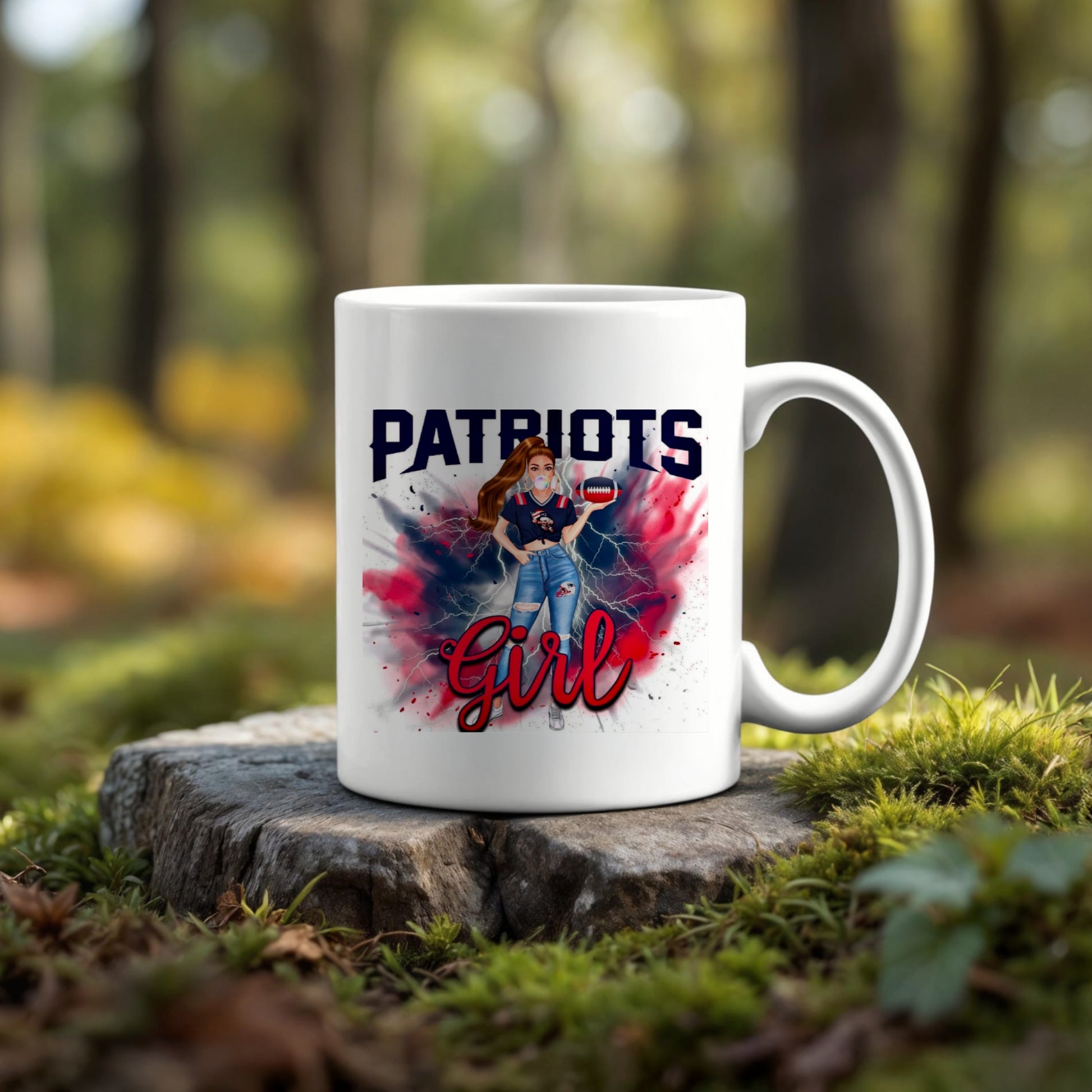 Patriots Girl Ceramic Mug | 11oz