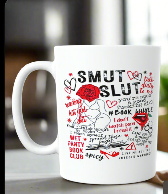 Taza de cerámica de puta obscena