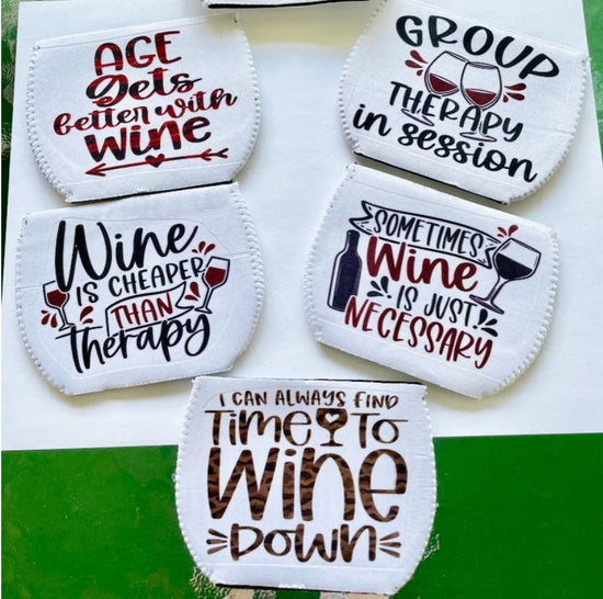 Customized Wine Koozie