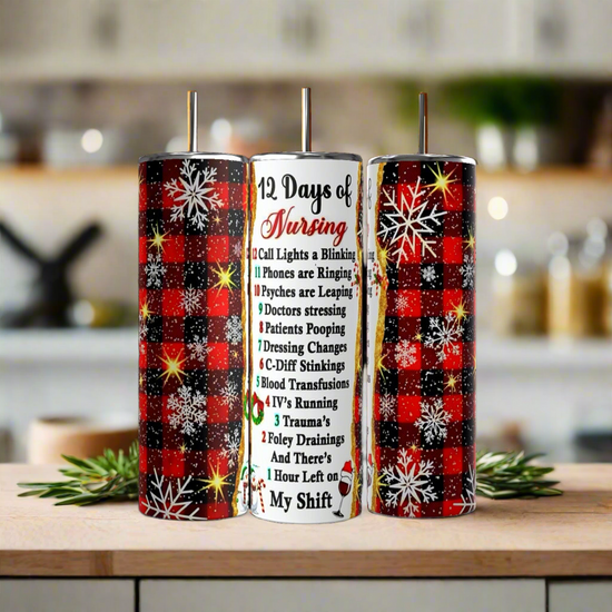 Nurse Christmas 20oz Tumbler