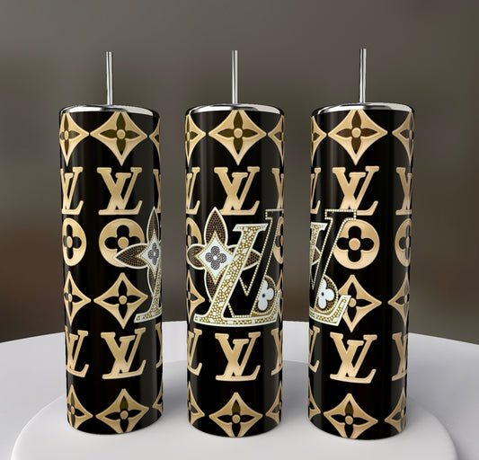 LV Glitz 20oz Skinny Tumbler