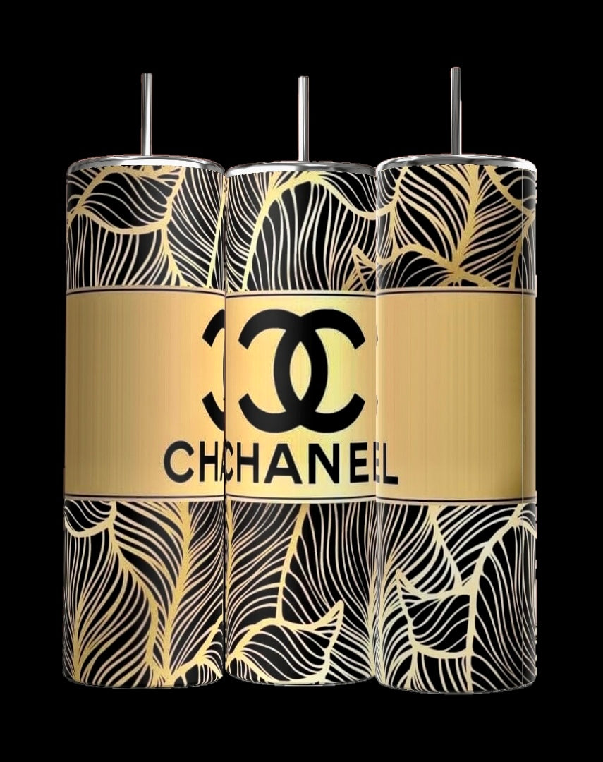 Chanel 20oz Skinny Tumbler | Gold