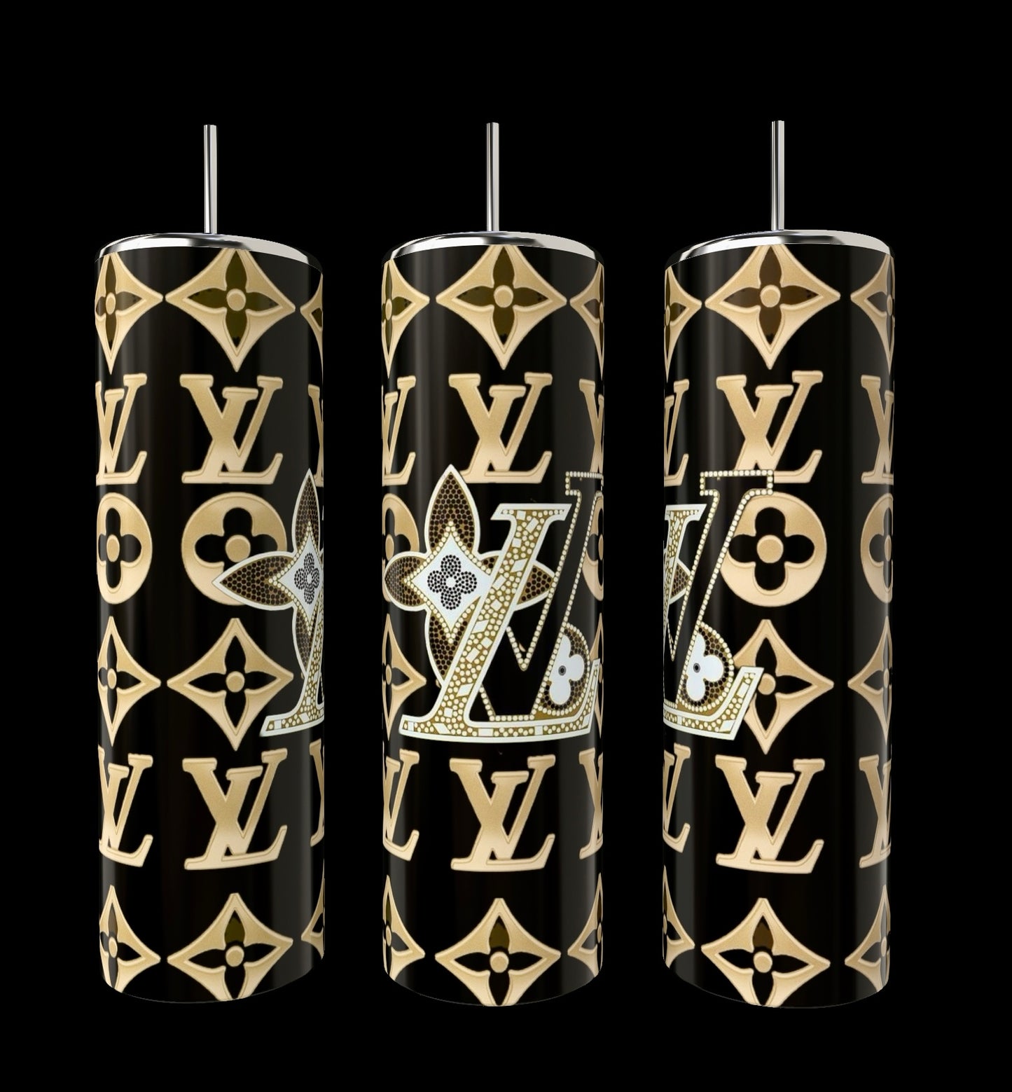 LV Glitz 20oz Skinny Tumbler