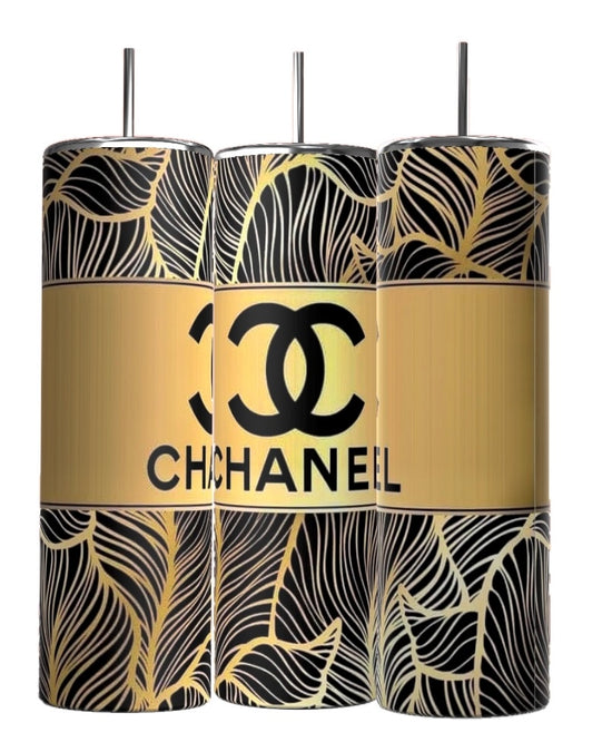 Chanel 20oz Skinny Tumbler | Gold