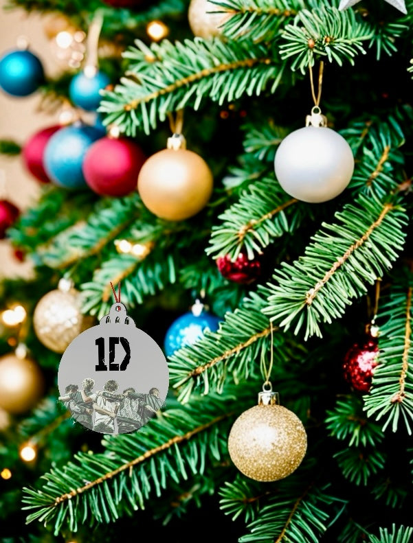 1D (One Direction) Christmas Tree Ornament