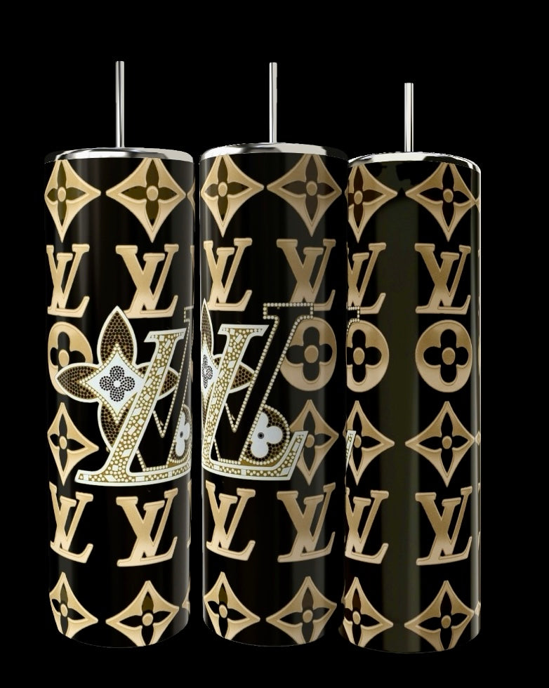 LV Glitz 20oz Skinny Tumbler