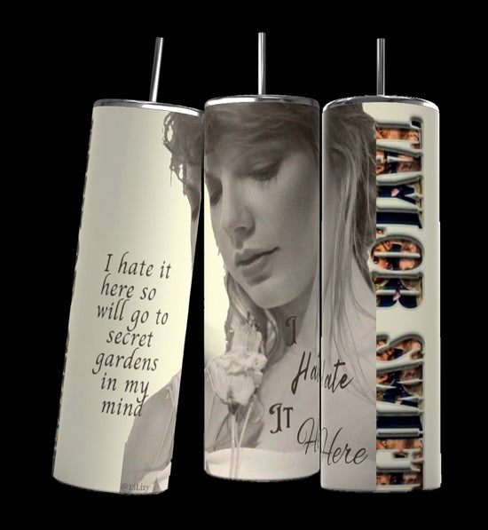 Secret Garden Taylor Swift 20oz Stainless Steel Tumbler