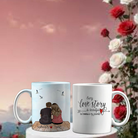 Personalized Couples Ceramic Mug