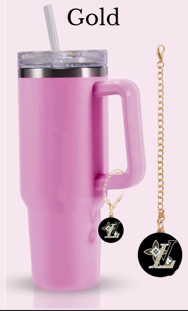 LV Charm Dangle | Cup Accessory