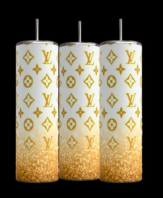 LV Gold Ombre | 20oz Skinny Tumbler