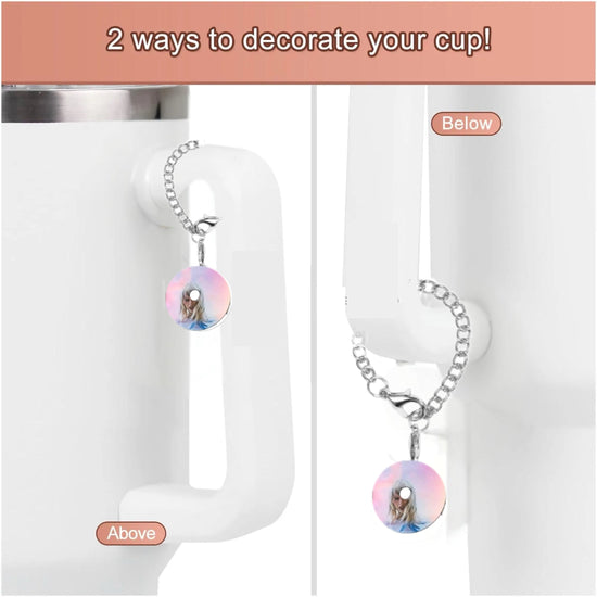 Taylor Swift Vinyl Charm Dangle | Cup Accessory