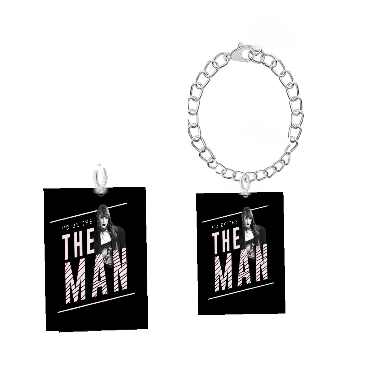 Taylor Swift The Man Charm Dangle | Cup Accessory