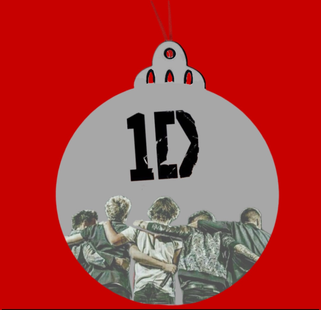 1D (One Direction) Christmas Tree Ornament