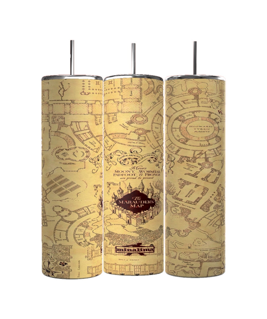 Marauders Map - Harry Potter Tumblers