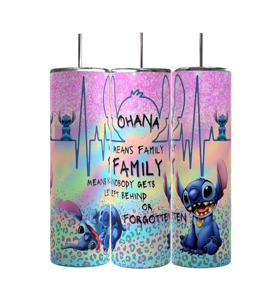 Stitch Ohana 20oz Tumbler