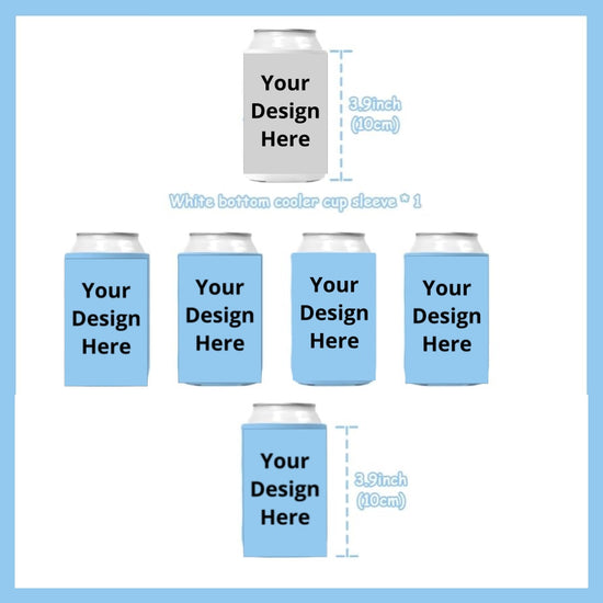 6-Pack Customizable Koozies