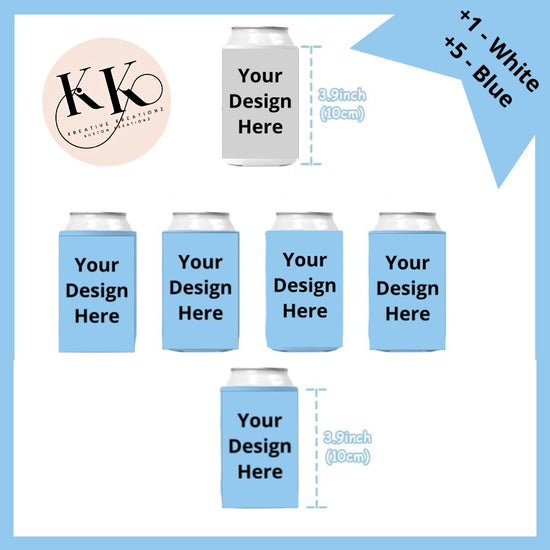 6-Pack Customizable Koozies