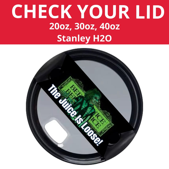 Beetlejuice Stanley Lid Topper