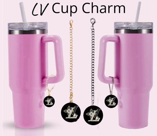 LV Charm Dangle | Cup Accessory