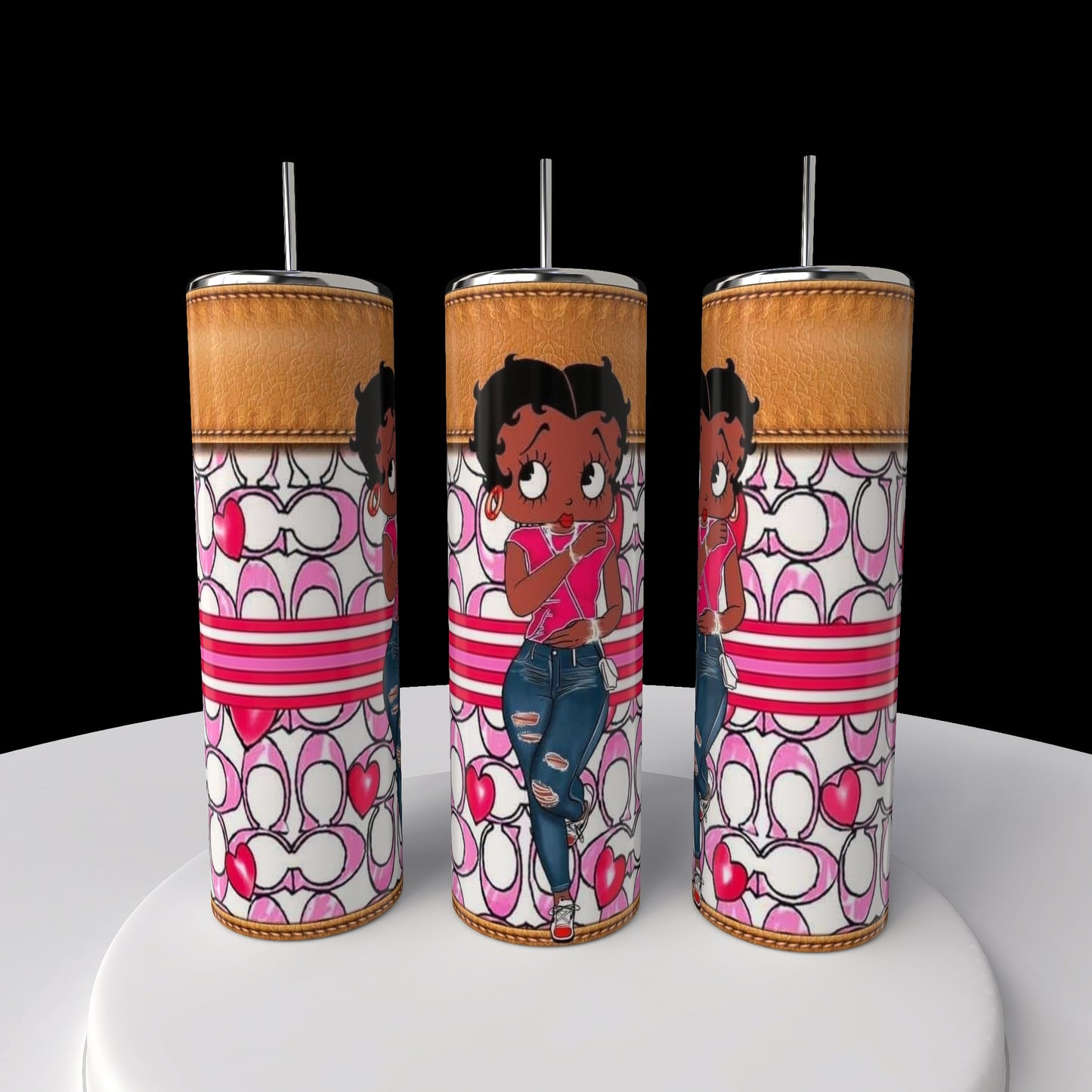 Betty Boop Coach 20oz Skinny Tumbler