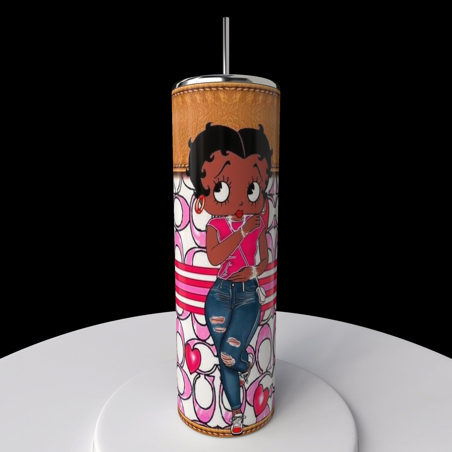 Betty Boop Coach 20oz Skinny Tumbler